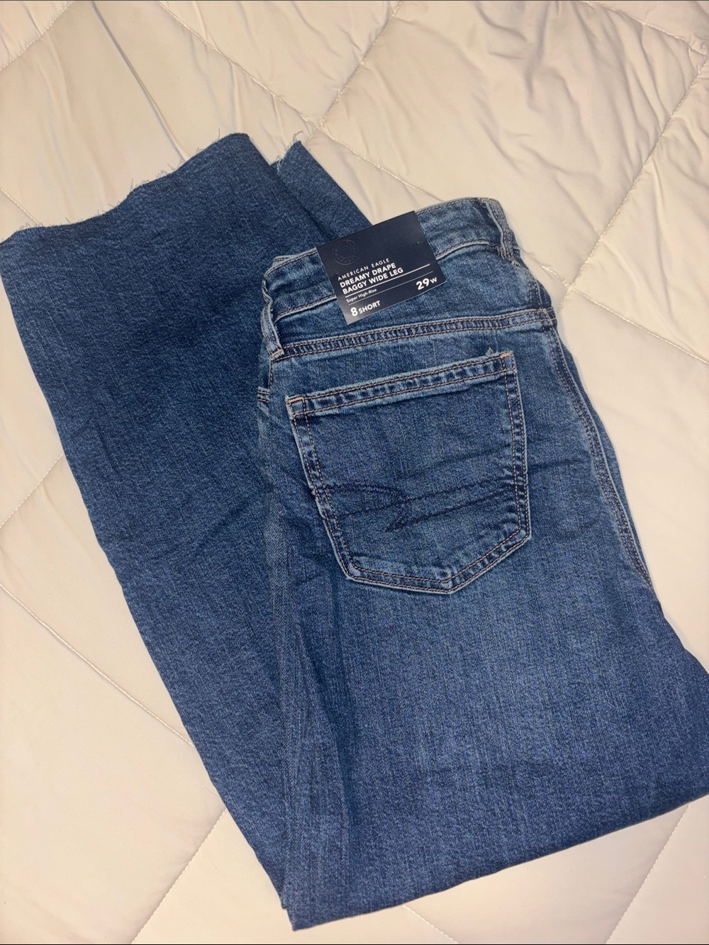 Dark Wash Straight Leg Jeans